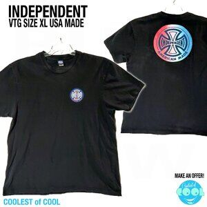 Independent Truck Company Men's 2XL T-Shirt Vintage Y2K Faded Skateboard Tee XXL